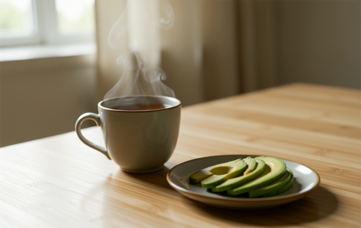 Atmosphère matinale dans une cuisine lumineuse